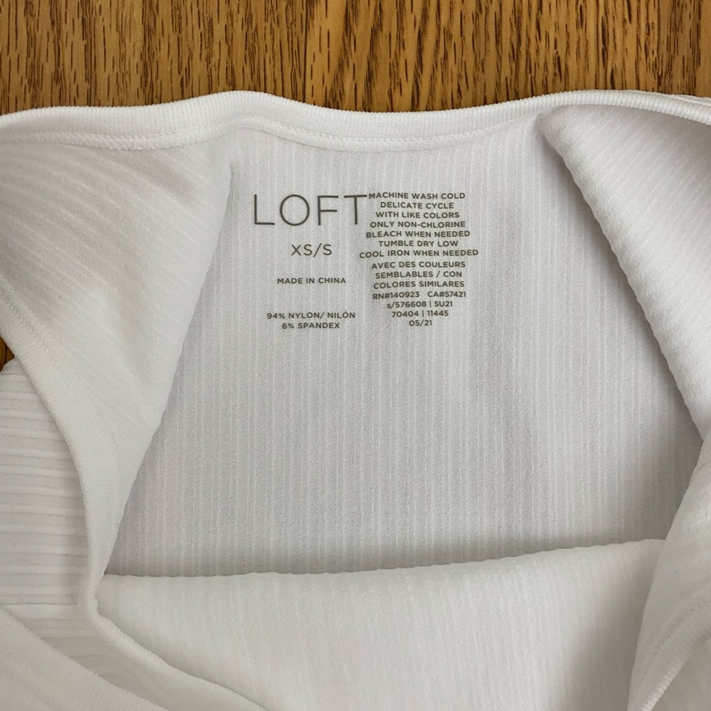 LOFT white Bodysuit - Picture 2 of 6